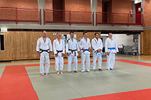 Erfolgreiche Verbandsprüfung des KBVD - 1. Kyu für unseren Trainer Arian!