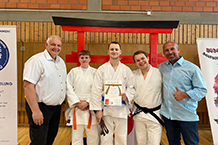 Erfolgreiche Verbandsprüfung des KBVD - 1. Kyu für unseren Trainer Arian!